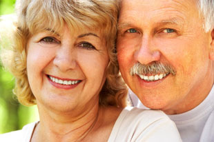 stock photo of an older couple